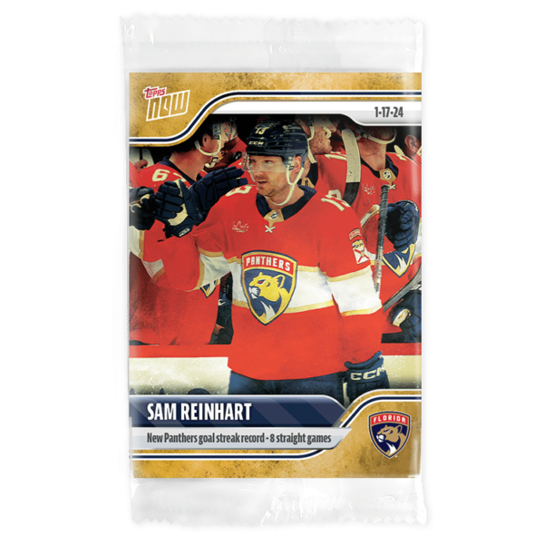 2023-24 TOPPS NOW /1 Gold Ice Parallel  #89- Sam Reinhart (1 of 1)