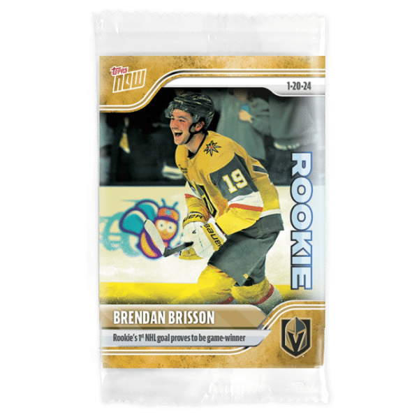 2023-24 TOPPS NOW /1 Gold Ice Parallel  #94- Brendan Brisson (1 of 1)