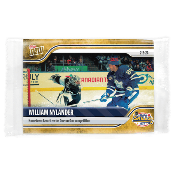 2023-24 TOPPS NOW /1 Gold Ice Parallel  #105- William Nylander 2 (1 of 1)