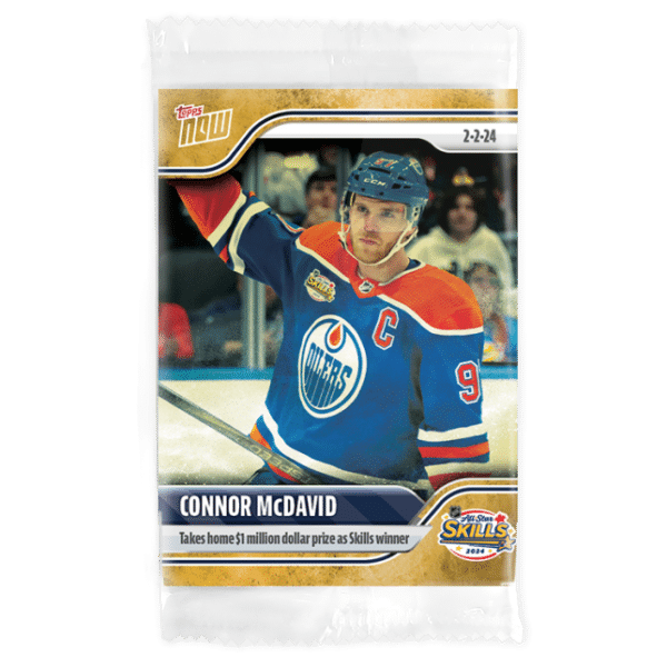 2023-24 TOPPS NOW /1 Gold Ice Parallel  #106- Connor McDavid 5 (1 of 1)