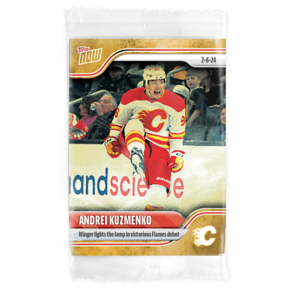 2023-24 TOPPS NOW /1 Gold Ice Parallel  #109- Andrei Kuzmenko (1 of 1)