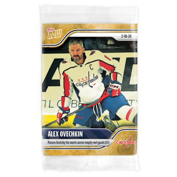 2023-24 TOPPS NOW /1 Gold Ice Parallel  #116- Alexander Ovechkin 2 (1 of 1)