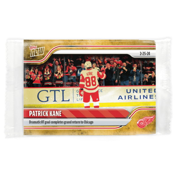 2023-24 TOPPS NOW /1 Gold Ice Parallel  #129- Patrick Kane 4 (1 of 1)