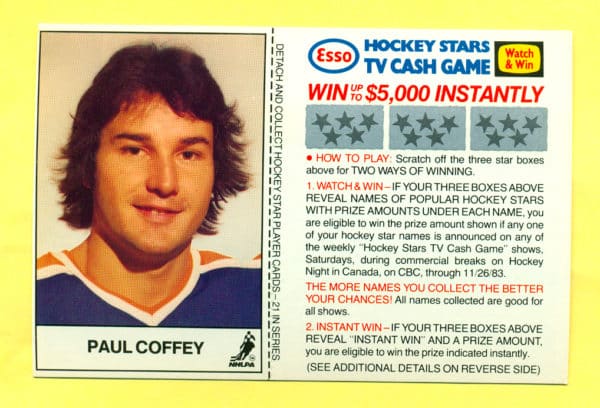 1983 Esso Cards #5-Paul Coffey