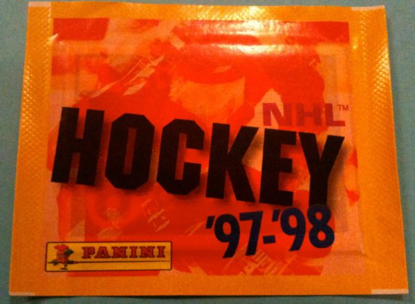 1997 Panini EMPTY (No stickers inside) NHL sticker pack