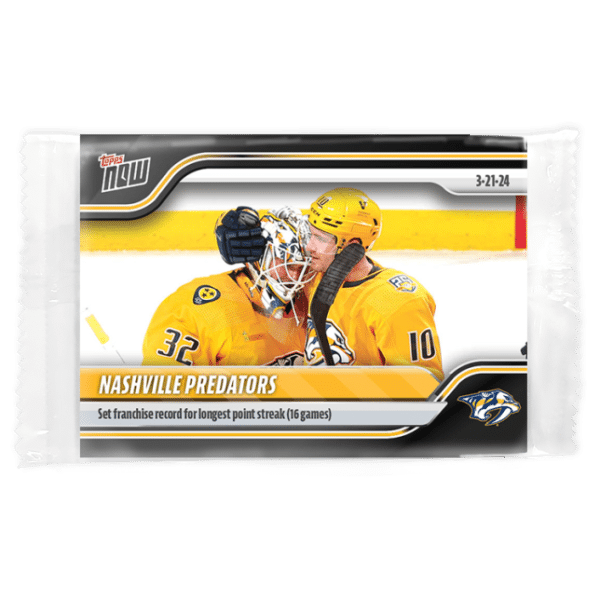 2023-24 TOPPS NOW  #152- Nashville Predators (1 of 120)