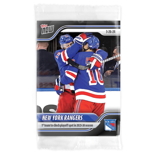 2023-24 TOPPS NOW  #153- New York Rangers 2 (1 of 160)