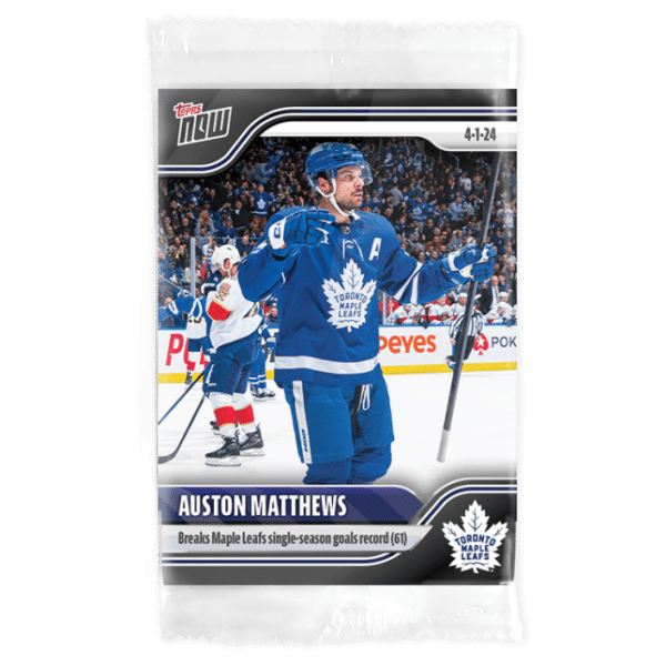 2023-24 TOPPS NOW  #160- Auston Matthews 10 (1 of 298)