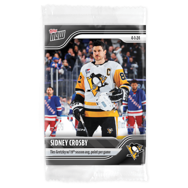 2023-24 TOPPS NOW  #161- Sidney Crosby 9 (1 of 388)