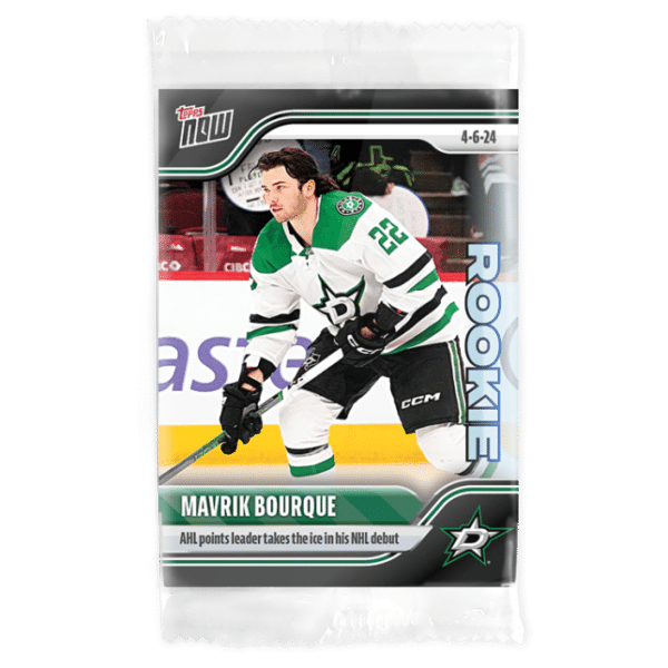 2023-24 TOPPS NOW  #165- Mavrik Bourque (1 of 458)