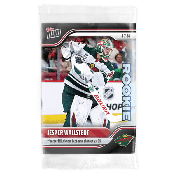 2023-24 TOPPS NOW  #167- Jesper Wallstedt (1 of 403)