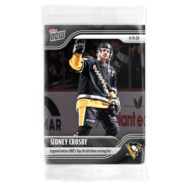 2023-24 TOPPS NOW  #169- Sidney Crosby 10 (1 of 504)