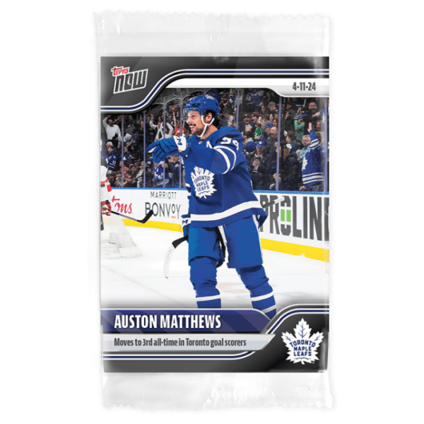 2023-24 TOPPS NOW  #170- Auston Matthews 11 (1 of 229)