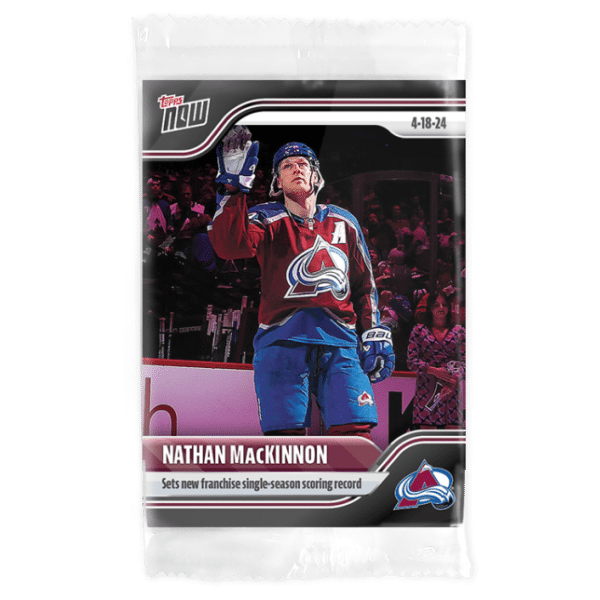 2023-24 TOPPS NOW  #175- Nathan MacKinnon 8 (1 of 100)