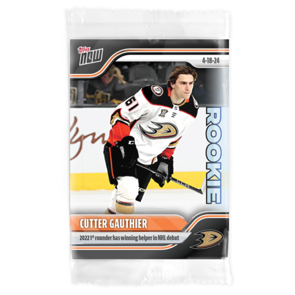 2023-24 TOPPS NOW  #176- Cutter Gauthier (1 of 435)