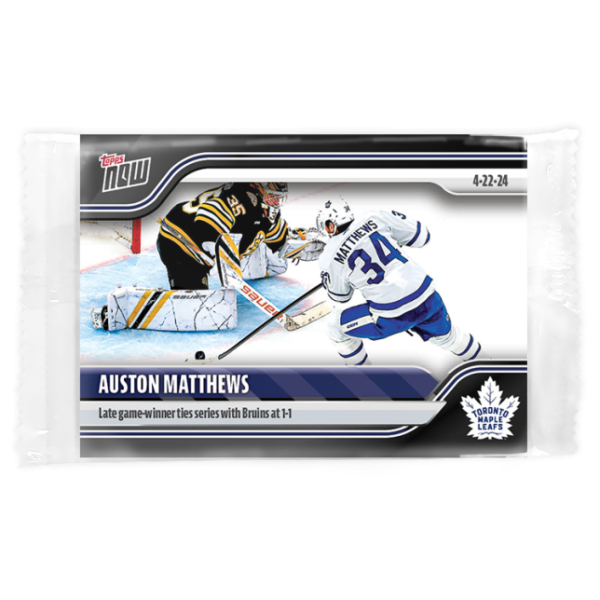 2023-24 TOPPS NOW  #178- Auston Matthews 12 (1 of 85)