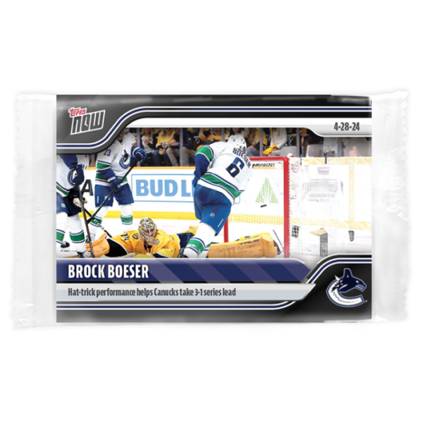 2023-24 TOPPS NOW  #184- Brock Boeser 3 (1 of 97)