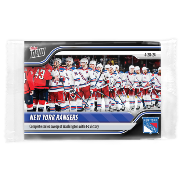 2023-24 TOPPS NOW  #185- New York Rangers 4 (1 of 257)