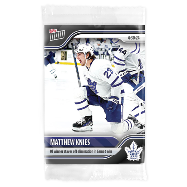 2023-24 TOPPS NOW  #186- Matthew Knies (1 of 122)