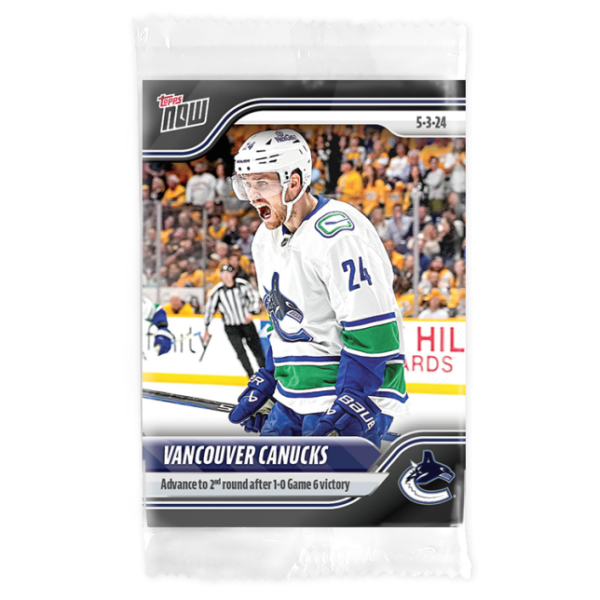 2023-24 TOPPS NOW  #187- Vancouver Canucks (1 of 69)