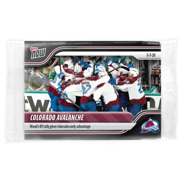 2023-24 TOPPS NOW  #192- Colorado Avalanche (1 of 79)