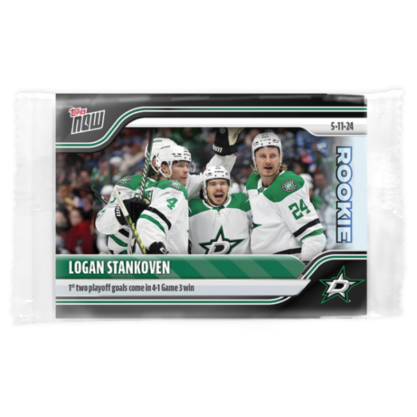 2023-24 TOPPS NOW  #195- Logan Stankoven 2 (1 of 281)