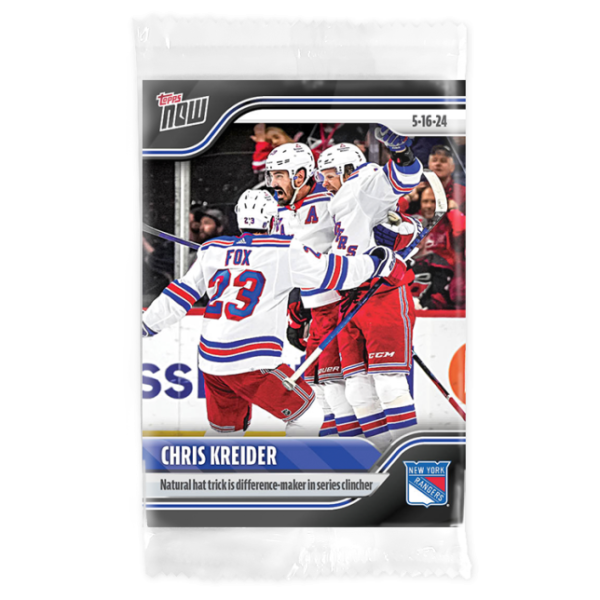 2023-24 TOPPS NOW  #199- Chris Kreider 2 (1 of 308)