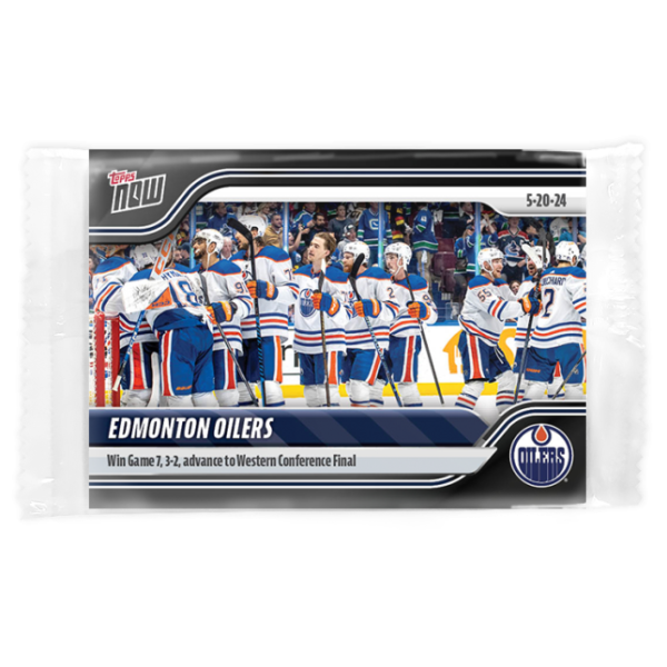 2023-24 TOPPS NOW  #204- Edmonton Oilers 4 (1 of 138)