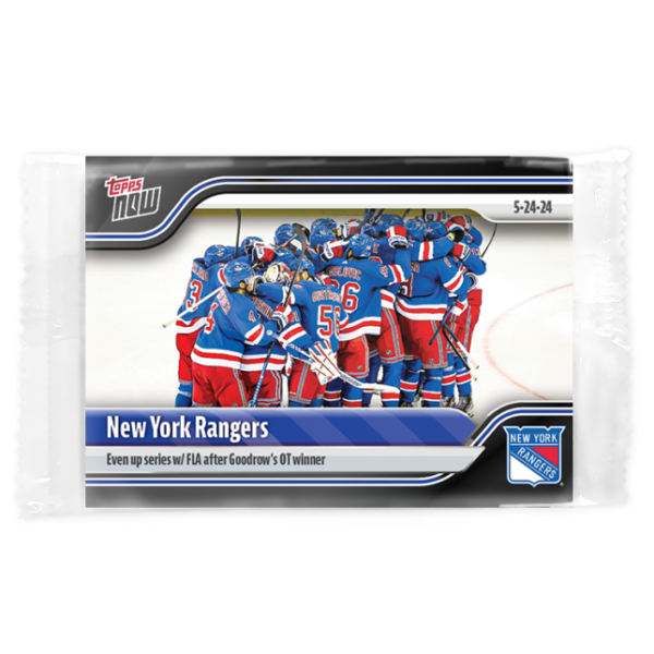 2023-24 TOPPS NOW  #206- New York Rangers 6 (1 of 111)