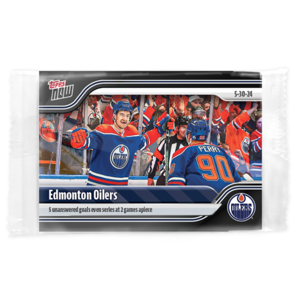 2023-24 TOPPS NOW  #210- Edmonton Oilers 5 (1 of 131)