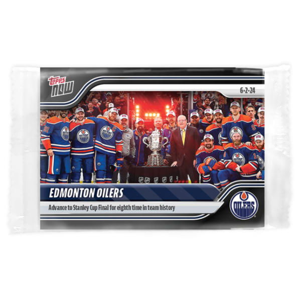 2023-24 TOPPS NOW  #215- Edmonton Oilers 6 (1 of 154)