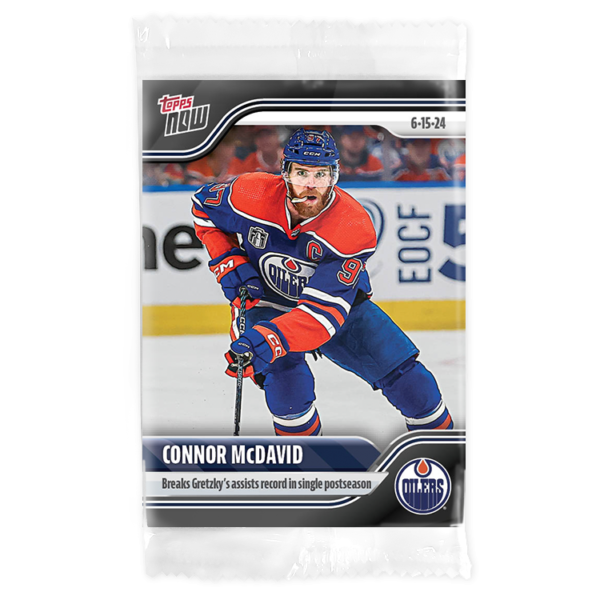 2023-24 TOPPS NOW  #223- Connor McDavid 15 (1 of 888)