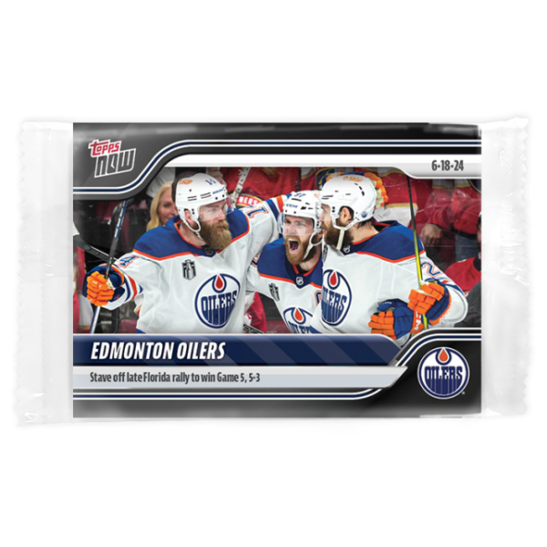 2023-24 TOPPS NOW  #225- Edmonton Oilers 9 (1 of 213)