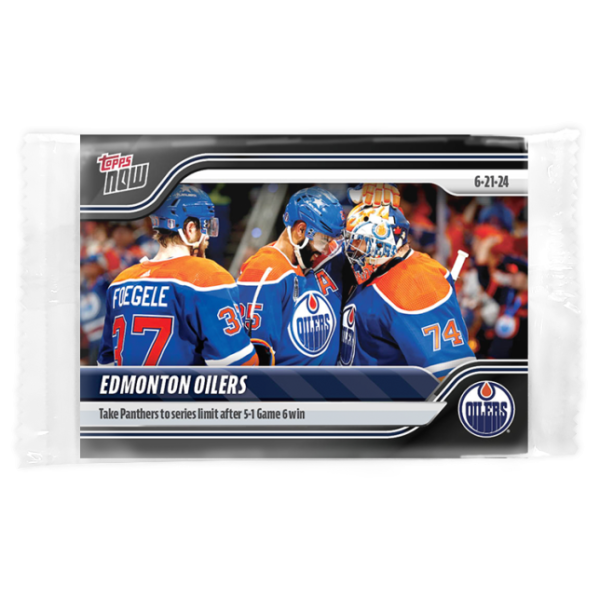 2023-24 TOPPS NOW  #226- Edmonton Oilers 10 (1 of 183)