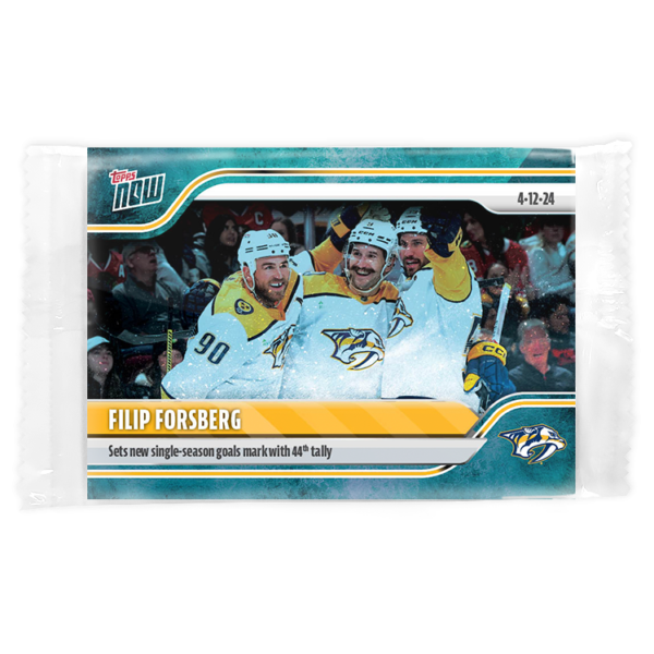 2023-24 TOPPS NOW /10 Blue Ice Parallel  #171- Filip Forsberg (1 of 10)