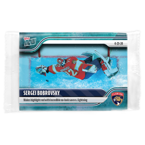 2023-24 TOPPS NOW /10 Blue Ice Parallel  #180- Sergei Bobrovsky (1 of 10)