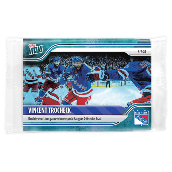 2023-24 TOPPS NOW /10 Blue Ice Parallel  #191- Vincent Trocheck (1 of 10)