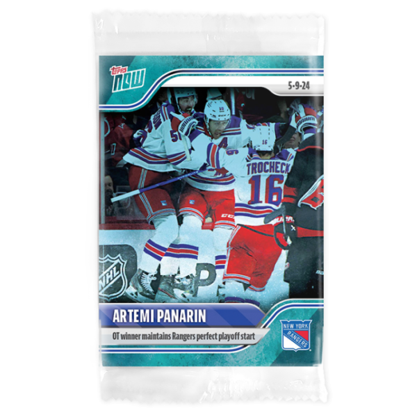 2023-24 TOPPS NOW /10 Blue Ice Parallel  #193- Artemi Panarin 4 (1 of 10)