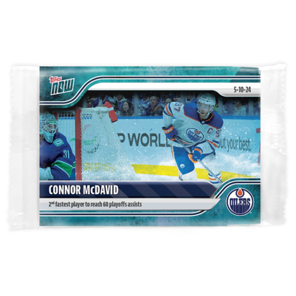 2023-24 TOPPS NOW /10 Blue Ice Parallel  #194- Connor McDavid 12 (1 of 10)