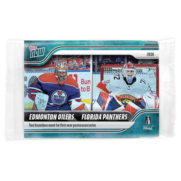 2023-24 TOPPS NOW /10 Blue Ice Parallel  #216- Edmonton Oilers 7 /Florida Panthers 4 (1 of 10)