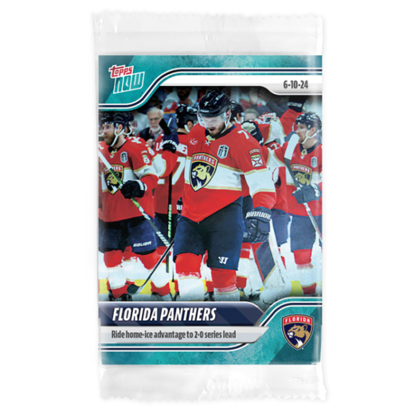 2023-24 TOPPS NOW /10 Blue Ice Parallel  #220- Florida Panthers 6 (1 of 10)