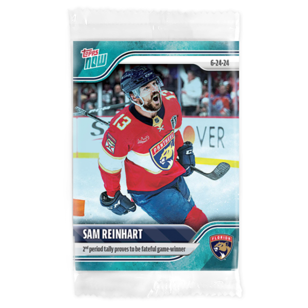 2023-24 TOPPS NOW /10 Blue Ice Parallel  #227- Sam Reinhart 4 (1 of 10)