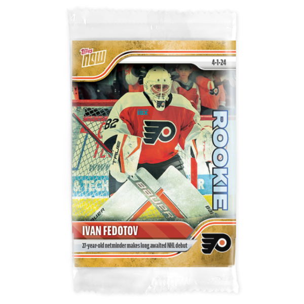 2023-24 TOPPS NOW /1 Gold Ice Parallel  #162- Ivan Fedotov (1 of 1)