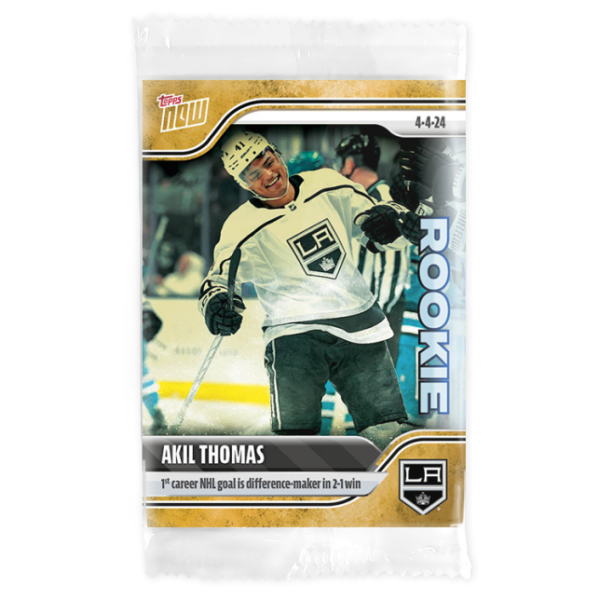 2023-24 TOPPS NOW /1 Gold Ice Parallel  #164- Akil Thomas (1 of 1)