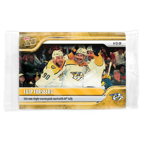 2023-24 TOPPS NOW /1 Gold Ice Parallel  #171- Filip Forsberg (1 of 1)