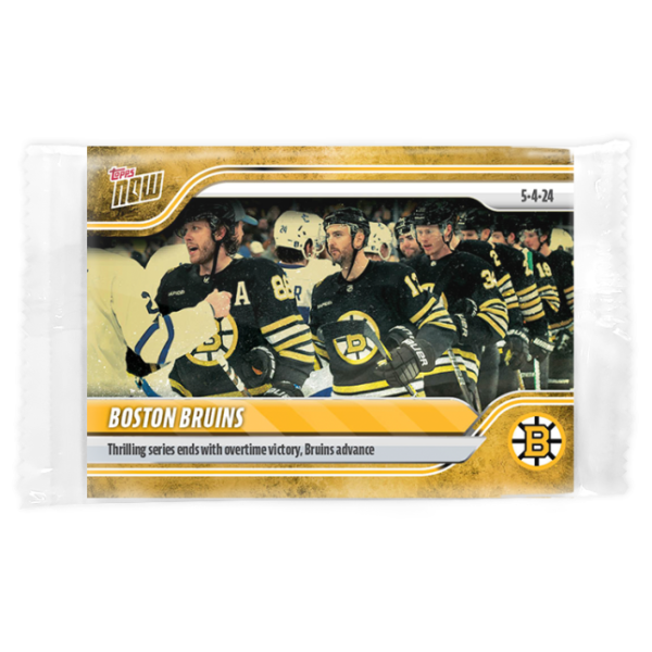 2023-24 TOPPS NOW /1 Gold Ice Parallel  #189- Boston Bruins 2 (1 of 1)