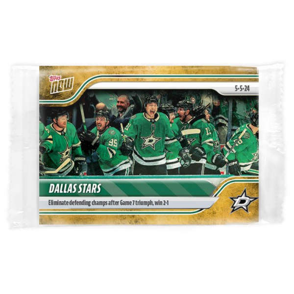 2023-24 TOPPS NOW /1 Gold Ice Parallel  #190- Dallas Stars (1 of 1)