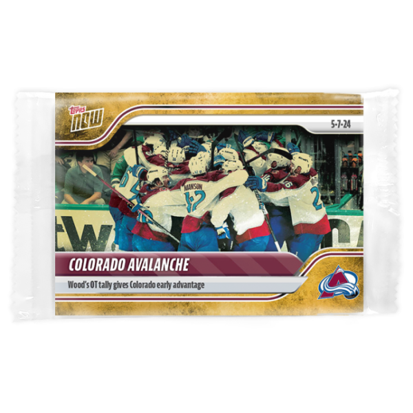 2023-24 TOPPS NOW /1 Gold Ice Parallel  #192- Colorado Avalanche (1 of 1)