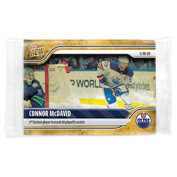 2023-24 TOPPS NOW /1 Gold Ice Parallel  #194- Connor McDavid 12 (1 of 1)