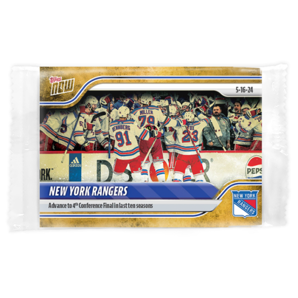 2023-24 TOPPS NOW /1 Gold Ice Parallel  #200- New York Rangers 5 (1 of 1)